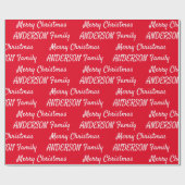 Creëer Uw eigen persoonlijke kerstmis Cadeaupapier (Vlak)