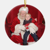 Creëer uw eigen persoonlijke kerstversiering keramisch ornament (Voorkant)