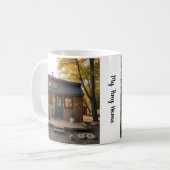 Creëer uw eigen persoonlijke kleine huisfoto koffiemok (Voorkant links)