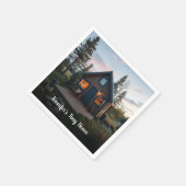 Creëer uw eigen persoonlijke kleine huisfoto servet (Hoek)