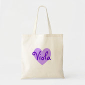 Creëer Uw eigen persoonlijke lichte Paarse hartsla Tote Bag (Voorkant)