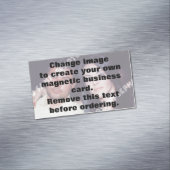 Creëer uw eigen persoonlijke magnetisch foto magnetisch visitekaartje (Voorbeeld)
