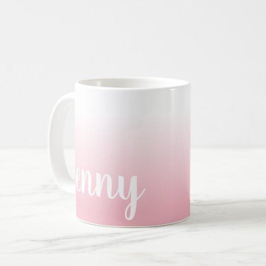 Creëer Uw eigen persoonlijke Ombre Koffiemok (Voorkant links)