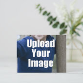 Creëer Uw eigen persoonlijke persoonlijke foto-Mok Briefkaart (Staand voorkant)