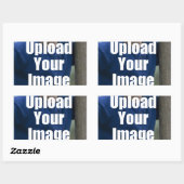 Creëer Uw eigen persoonlijke persoonlijke foto-Mok Rechthoekige Sticker (Vel)