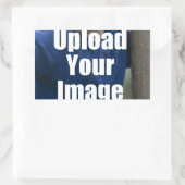 Creëer Uw eigen persoonlijke persoonlijke foto-Mok Rechthoekige Sticker (Tas)
