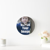 Creëer Uw eigen persoonlijke persoonlijke foto-Mok Ronde Klok (Huis)