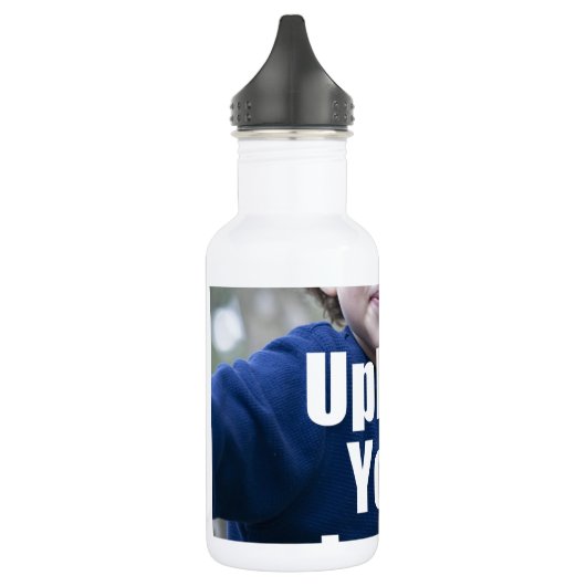Creëer Uw eigen persoonlijke persoonlijke foto-Mok Waterfles (Links)