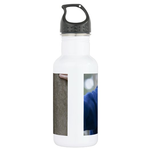 Creëer Uw eigen persoonlijke persoonlijke foto-Mok Waterfles (Achterkant)