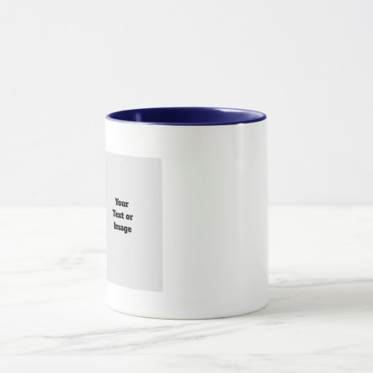 Creëer uw eigen persoonlijke persoonlijke twee fot mok (Midden)