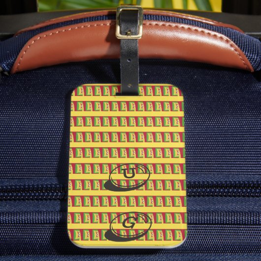 Creëer Uw eigen persoonlijke reis - het laatst Bagagelabel (Voorkant Insitu 2)