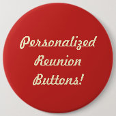 Creëer uw eigen persoonlijke reünie-Buttonnen! Ronde Button 6,0 Cm (Voorkant)
