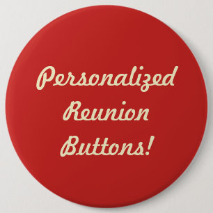 Creëer uw eigen persoonlijke reünie-Buttonnen! Ronde Button 6,0 Cm