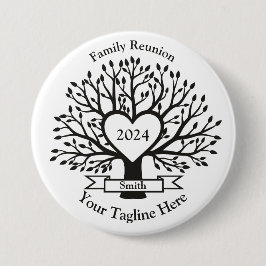 Creëer uw eigen persoonlijke reünie-Buttonnen! Ronde Button 7,6 Cm