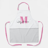 Creëer Uw eigen persoonlijke Schorten, noem Monogr Schort (Voorkant)