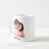 Creëer Uw eigen persoonlijke tekst en foto-Mok Koffiemok (Voorkant links)