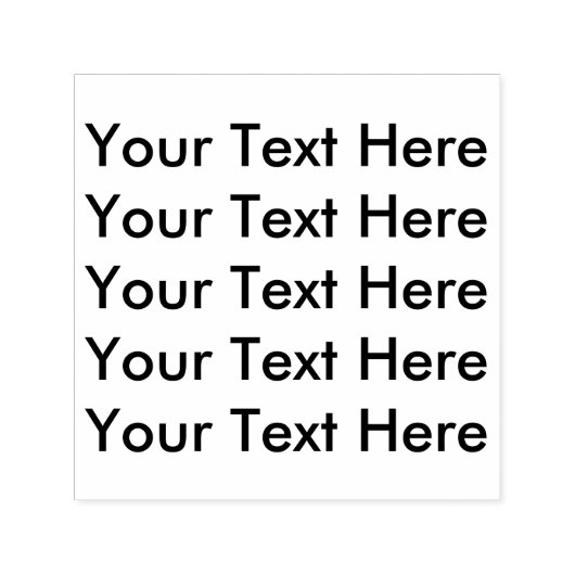 Creëer Uw eigen persoonlijke tekst hier Zelfinktende Stempel (Design)