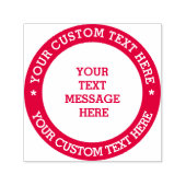 Creëer Uw eigen persoonlijke tekstbericht Zelfinktende Stempel (Design)