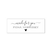 Creëer uw eigen persoonlijke wensen voor u rubberstempel (Afrduk)