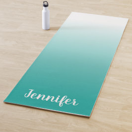 Creëer Uw eigen persoonlijke witte ombre Yogamat