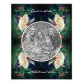 Creëer uw eigen perzik Roos en knoppen 8x10 Foto Afdruk (Voorkant)