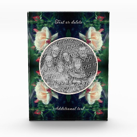 Creëer Uw eigen perzik Roos en toppen Fotoblokken (Voorkant)