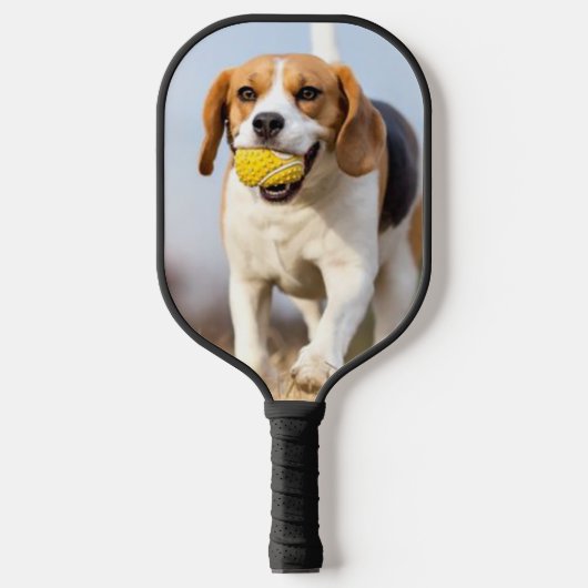 Creëer Uw eigen Pet Dog Aangepaste Foto aangepast Pickleball Paddle (Voorkant)