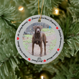 Creëer Uw eigen Pet Dog Memorial Ceramic Ornament