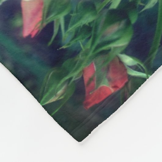 Creëer Uw eigen Photo Peach Roos en Buds Lijst Fleece Deken (Hoek)