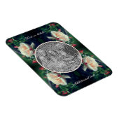 Creëer Uw eigen Photo Peach Roos en Buds Lijst Magneet (Rechterzijde)