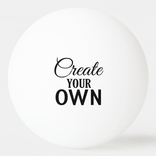 Creëer Uw eigen Pingpongbal (Voorkant)