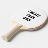Creëer Uw eigen pingpongpeddel Tafeltennisbatje (Voorkant Gekanteld)