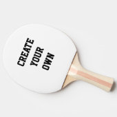 Creëer Uw eigen pingpongpeddel Tafeltennisbatje (Zijkant)