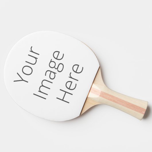 Creëer Uw eigen pingpongpeddel Tafeltennisbatje (Zijkant)