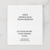 Creëer Uw Eigen Plaats Kaarten: Conferentie, Huwel Plaatskaartje (Buitenkant ongevouwen)