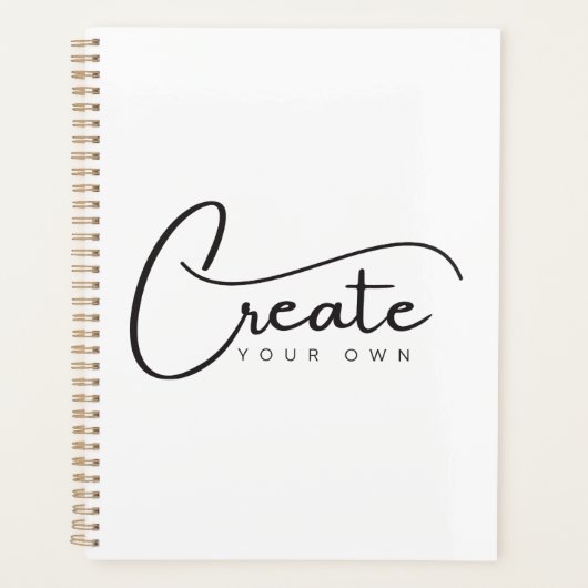 Creëer Uw eigen Planner (Voorkant)