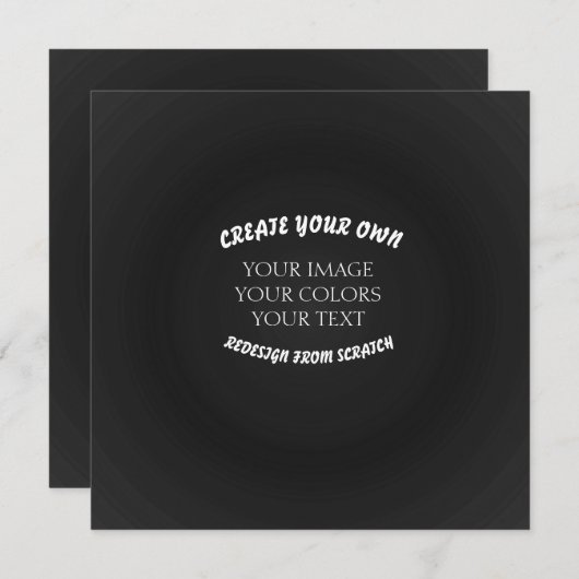 Creëer Uw eigen platte Kaart (Voorkant / Achterkant)