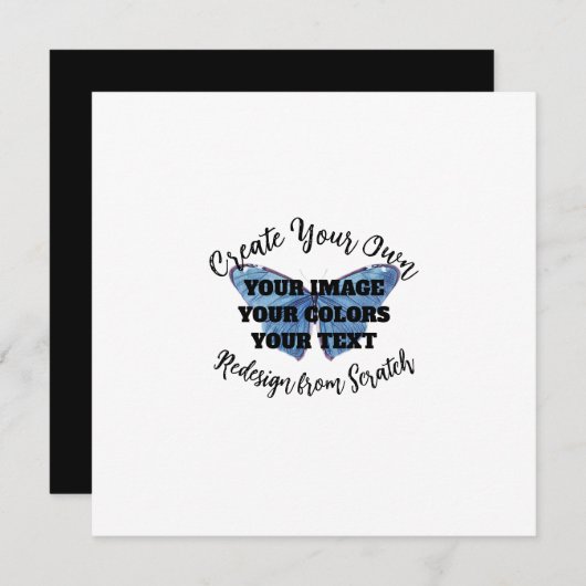 Creëer Uw eigen platte Kaart (Voorkant / Achterkant)