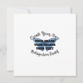 Creëer Uw eigen platte Kaart (Voorkant)