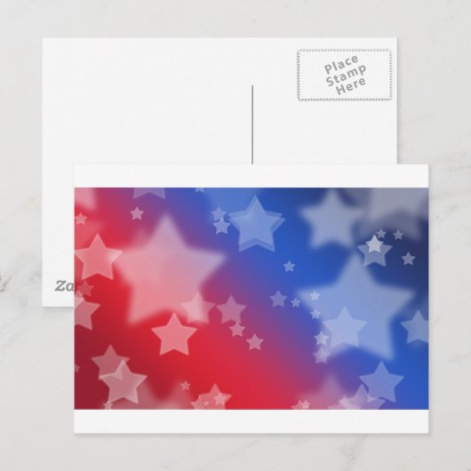 Creëer uw eigen politieke briefkaart (Voorkant / Achterkant)