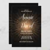 Creëer uw eigen polygoon sunburst bruiloft kaart (Voorkant / Achterkant)