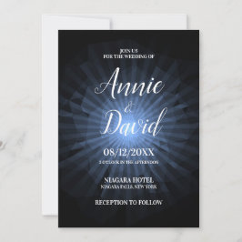 Creëer uw eigen polygoon sunburst bruiloft kaart