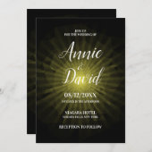 Creëer uw eigen polygoon sunburst bruiloft kaart (Voorkant / Achterkant)