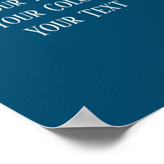 Creëer Uw eigen Poster (Hoek)