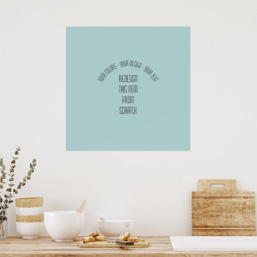 Creëer Uw eigen Poster (Keuken)