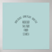 Creëer Uw eigen Poster (Voorkant)