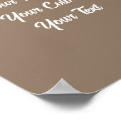 Creëer Uw eigen Poster (Hoek)