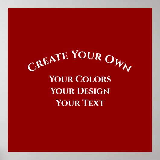 Creëer Uw eigen Poster (Voorkant)