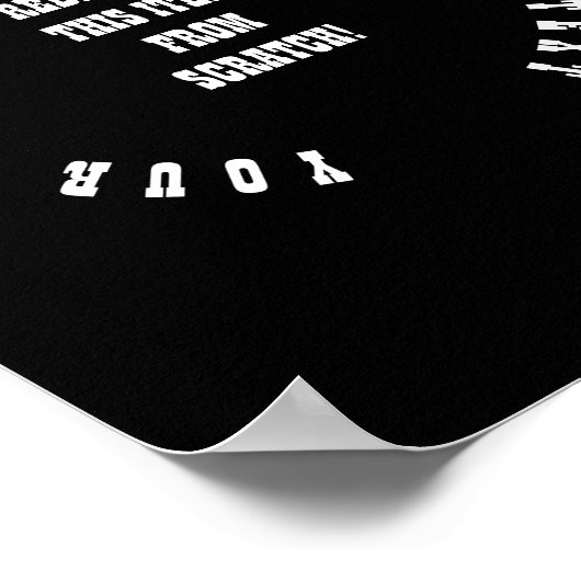 Creëer Uw eigen Poster (Hoek)