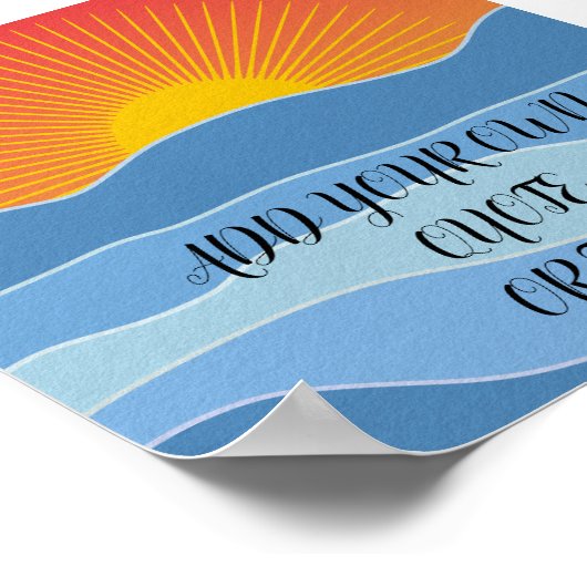 creëer uw eigen poster (Hoek)